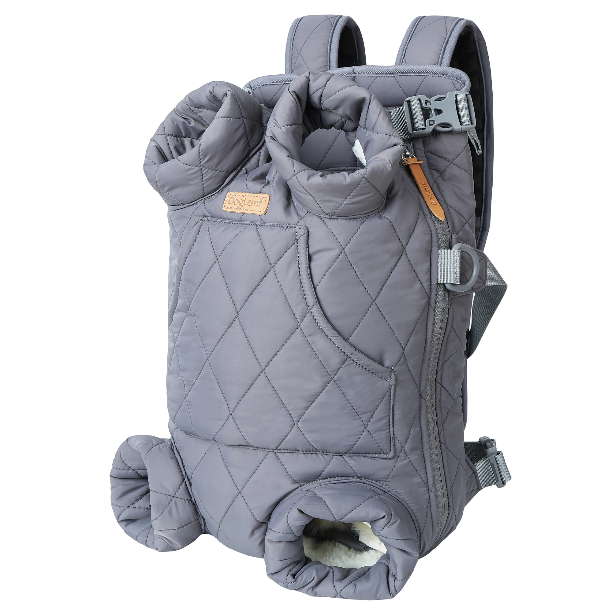 Hands-Free Pet Backpack Carrier for Small Dogs & Cats — Winter Travel Bag - Image 7
