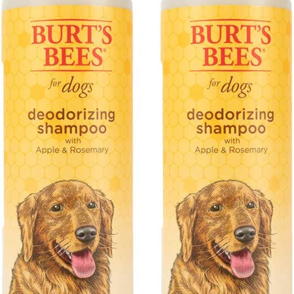 Deodorizing Dog Shampoo, Apple & Rosemary, 16 Oz, 2-Pk