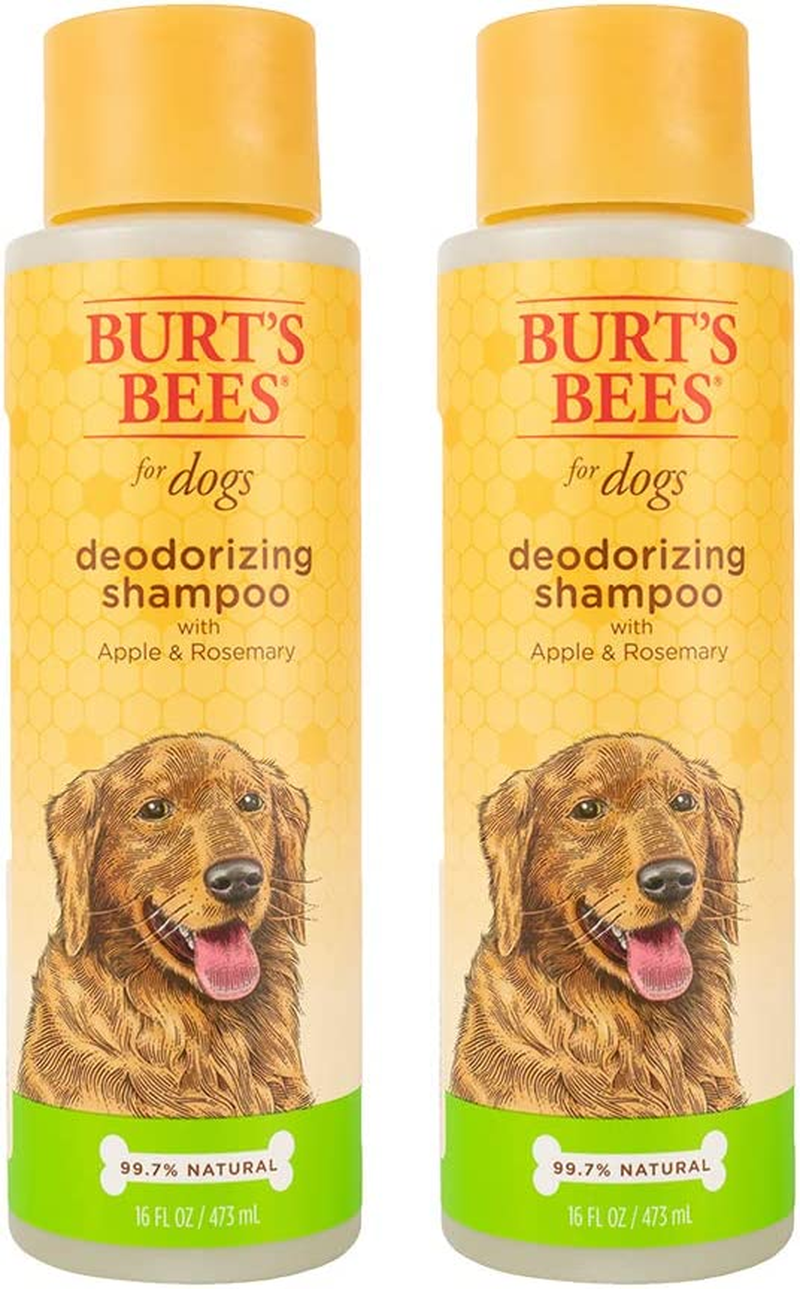 Deodorizing Dog Shampoo, Apple & Rosemary, 16 Oz, 2-Pk