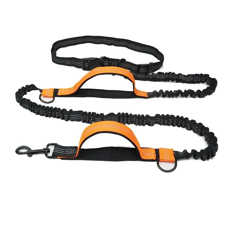 Pet Retractable Belt Leash for Running Reflective Retractable Hand Free Dog Leash with Adjustable Waist Rope for Outdoor Running - Image 11