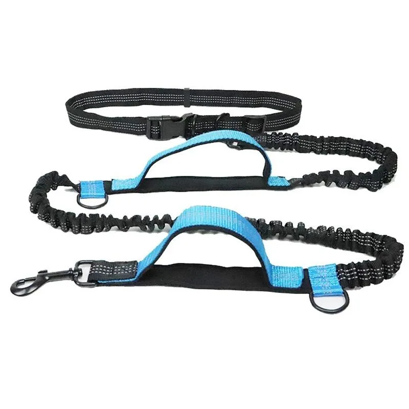 Pet Retractable Belt Leash for Running Reflective Retractable Hand Free Dog Leash with Adjustable Waist Rope for Outdoor Running - Image 9