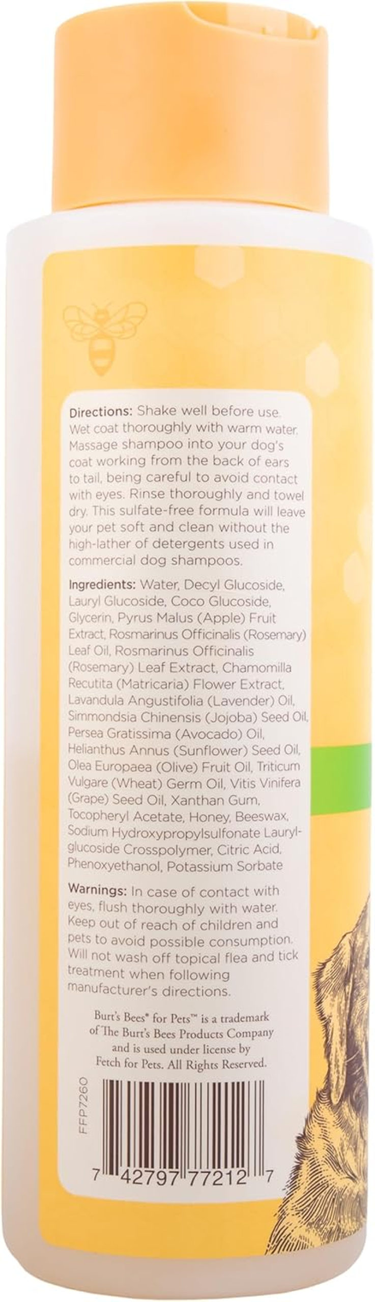 Deodorizing Dog Shampoo, Apple & Rosemary, 16 Oz, 2-Pk - Image 9