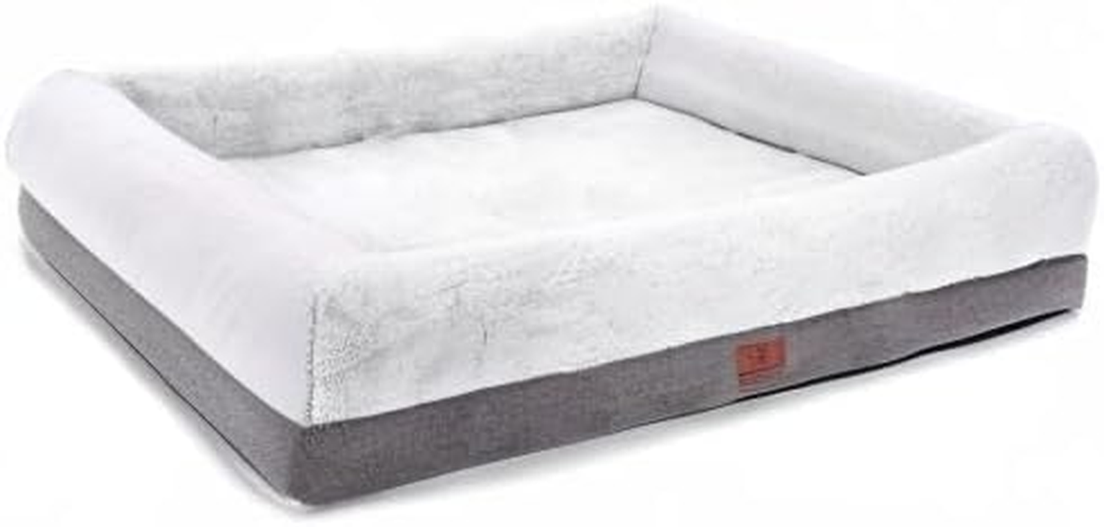 Orthopedic Dog Bed for Medium Dogs, Bolster Sides Dogs Sofa Bed with Removable Washable Cover & Non-Skid Bottom, Soft Pet Bed with Egg Foam Dog Couch for Sleeping, 31 X 25 Inch, Gray - Image 7