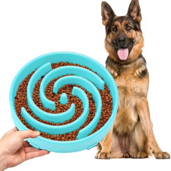 Slow Feeder Dogs Bowl for Large Medium Dogs,Anti-Gulping Pet Slower Food Feeding Bowls Stop Bloat,Preventing Choking