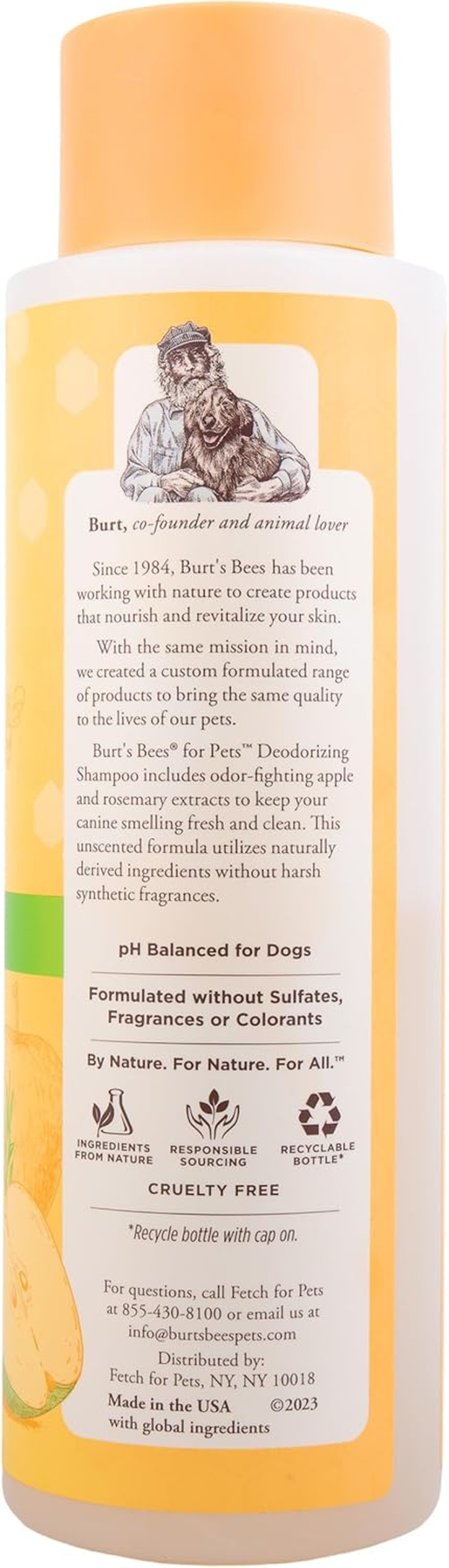 Deodorizing Dog Shampoo, Apple & Rosemary, 16 Oz, 2-Pk - Image 8